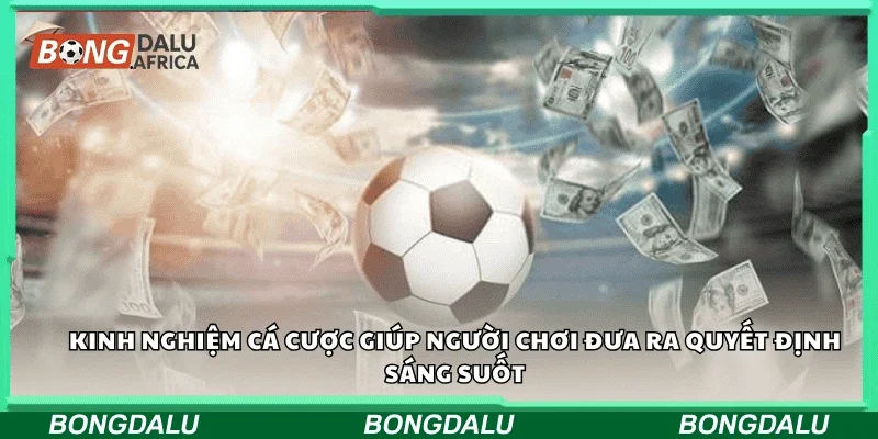 Kinh nghiệm cá cược giúp người chơi đưa ra quyết định sáng suốt