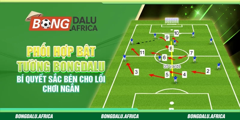 Phối hợp bật tường Bongdalu – Bí quyết sắc bén cho lối chơi ngắn