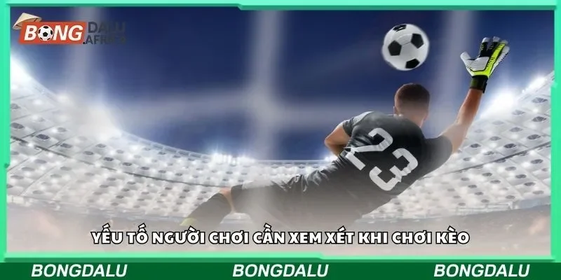 Yếu tố người chơi cần xem xét khi chơi kèo